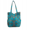 emily tote teal dot